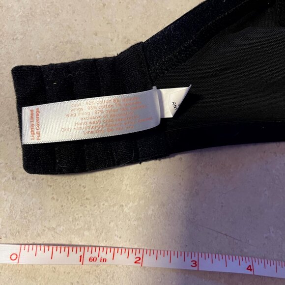 Cacique Bra Black 40DD Lightly lined full coverage - Picture 7 of 8